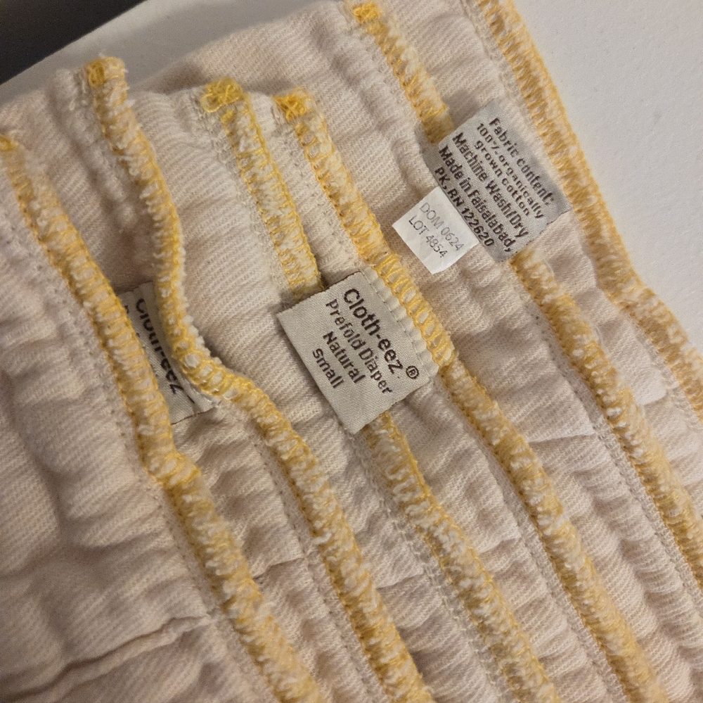 Cloth-eez Prefold Diapers - Small